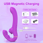 Rose Clit Stimulator Dual Motor Shock Panty Vibrator
