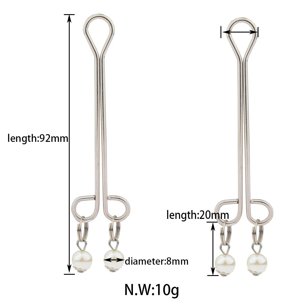 Nipple Tit Clamps with Heart