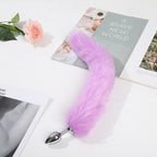 Lengthened Fox Tail Metal Anal Plug