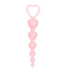 Heart Pull Ring Anal Beads
