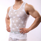 Fashion Star Pattern Breathable Nigthwear Vest