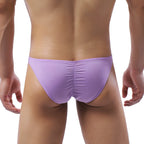 Powerful High-elastic Young Men Back Plicated Panty