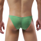 Powerful High-elastic Young Men Back Plicated Panty
