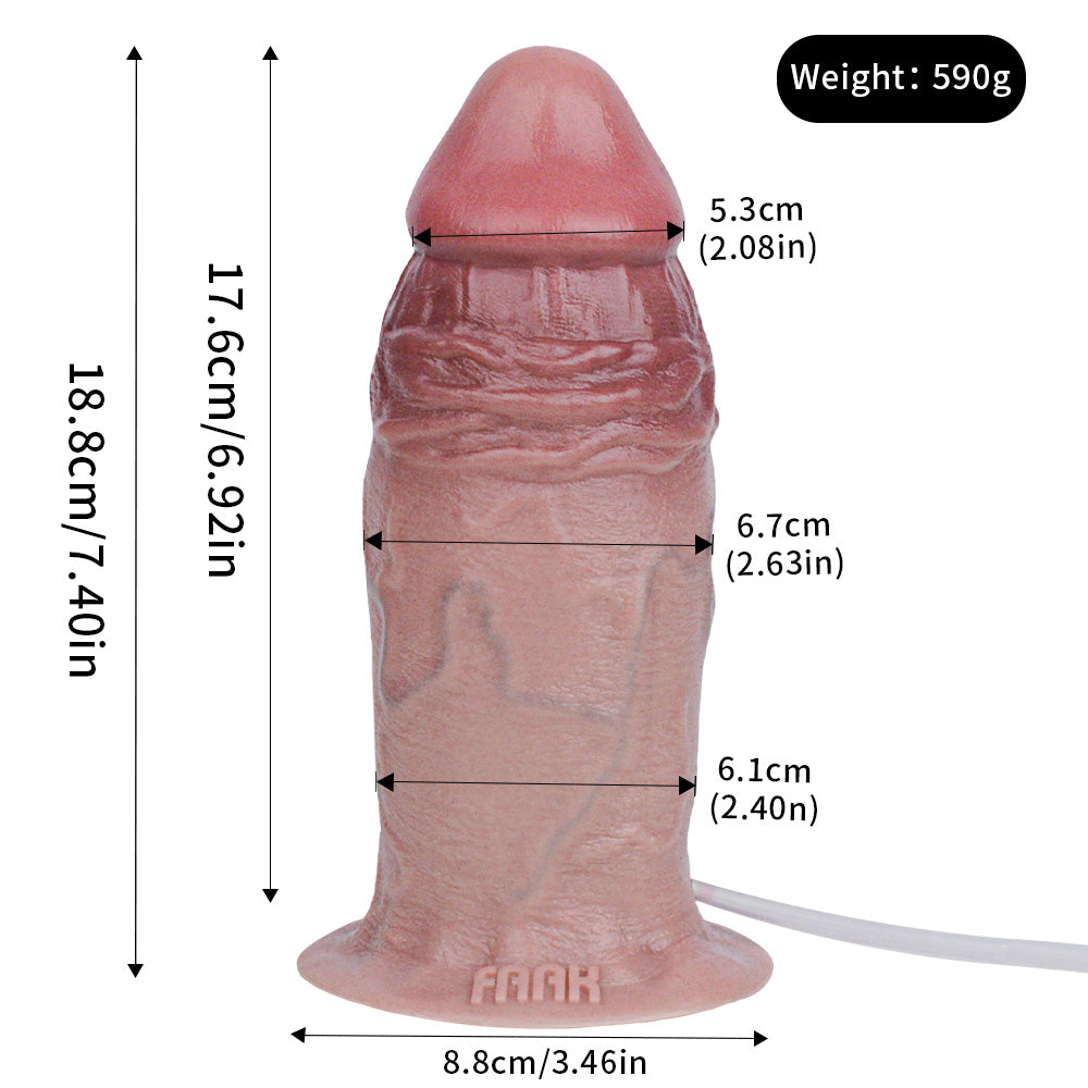 Squirting Butt Plug Realistic Penis
