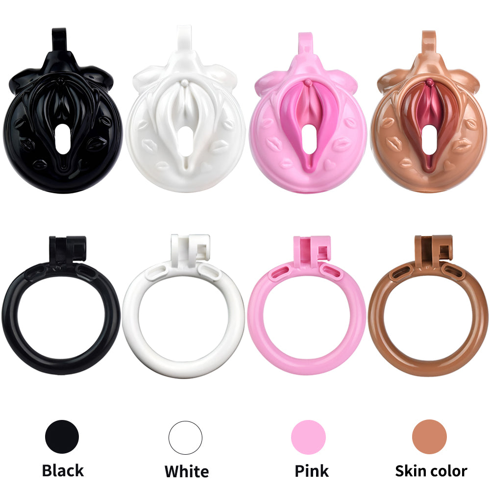 Sissy Pussy Chastity Cock Cage