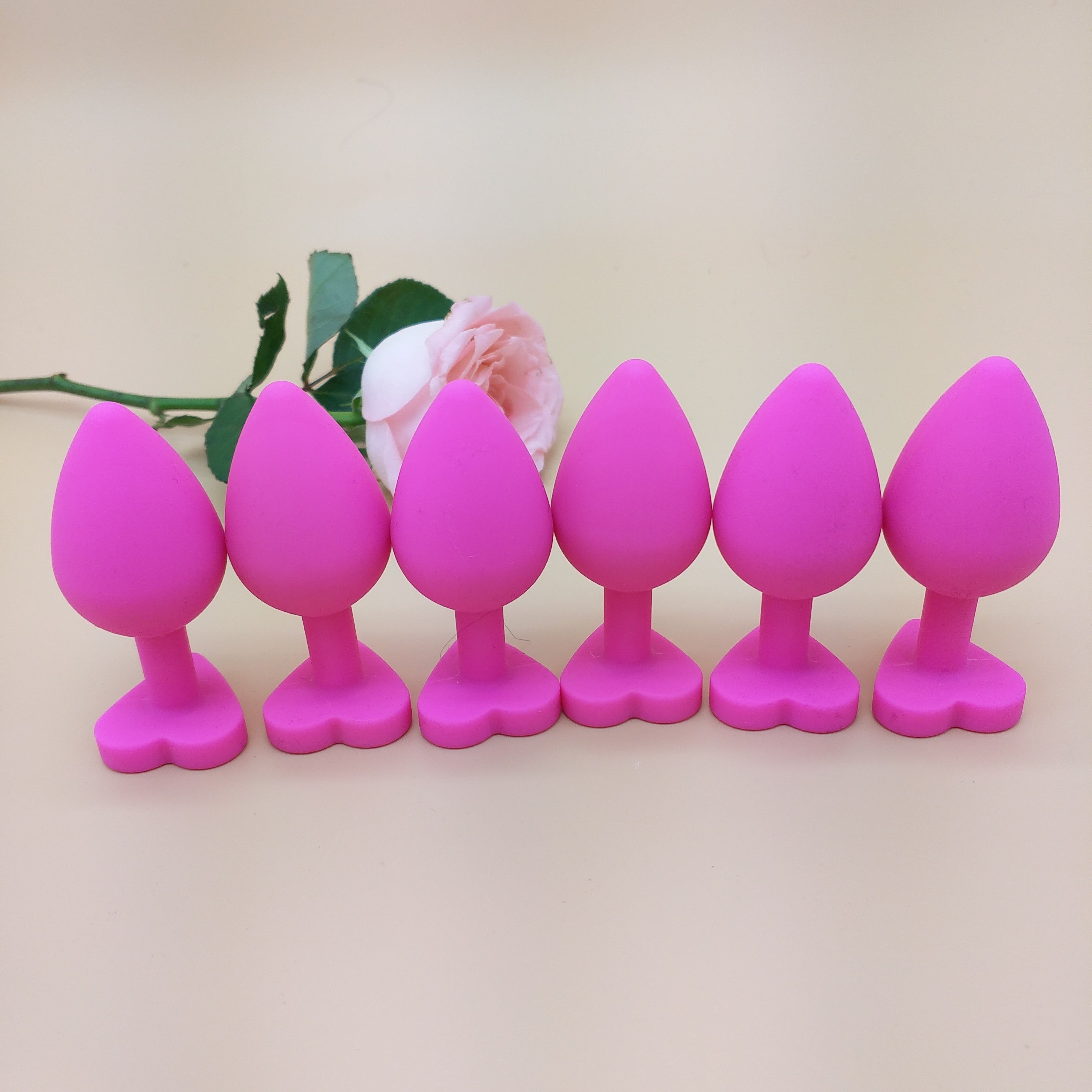 Heart Silicone Anal Plug