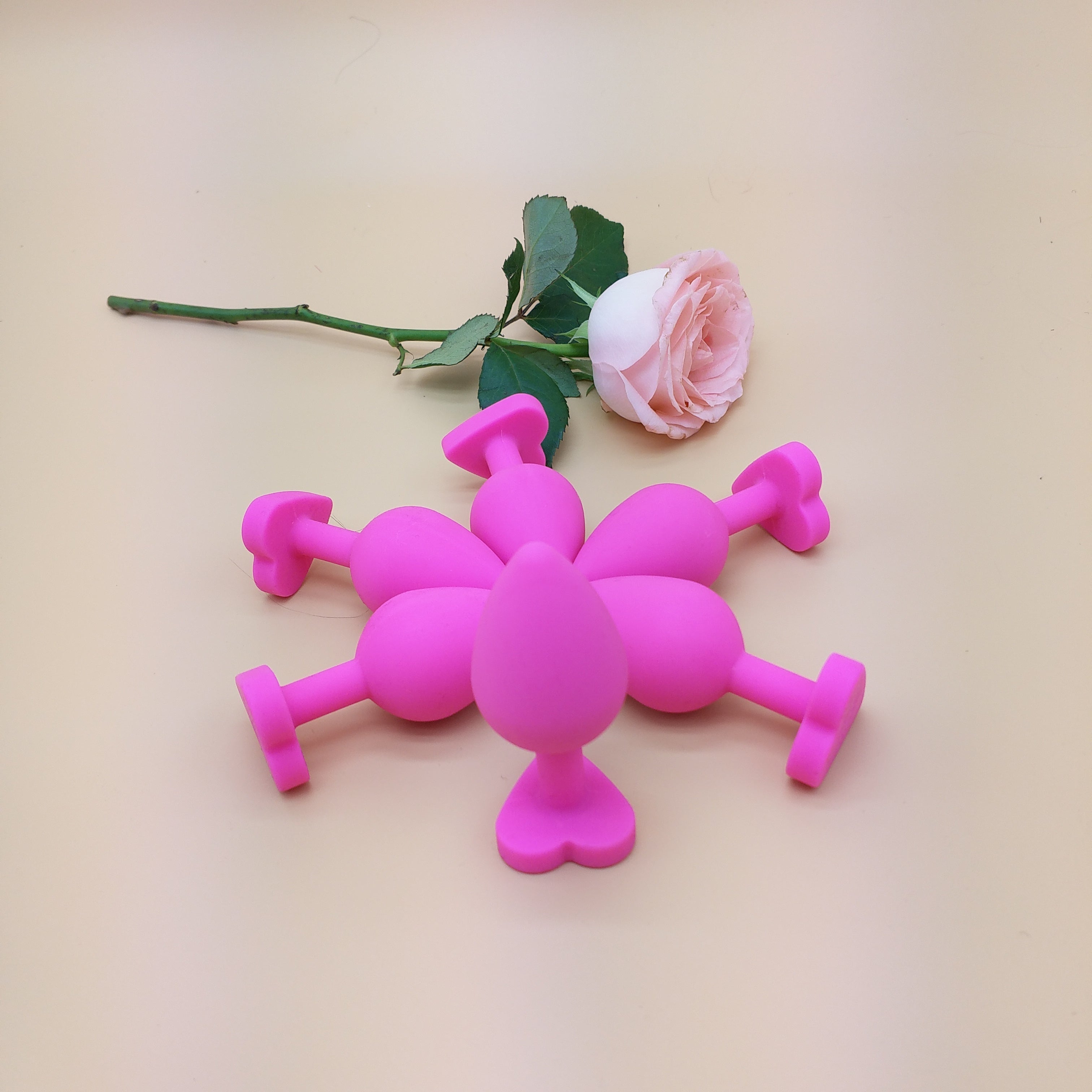 Heart Silicone Anal Plug