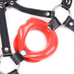 Lips Gag With Heard Harness