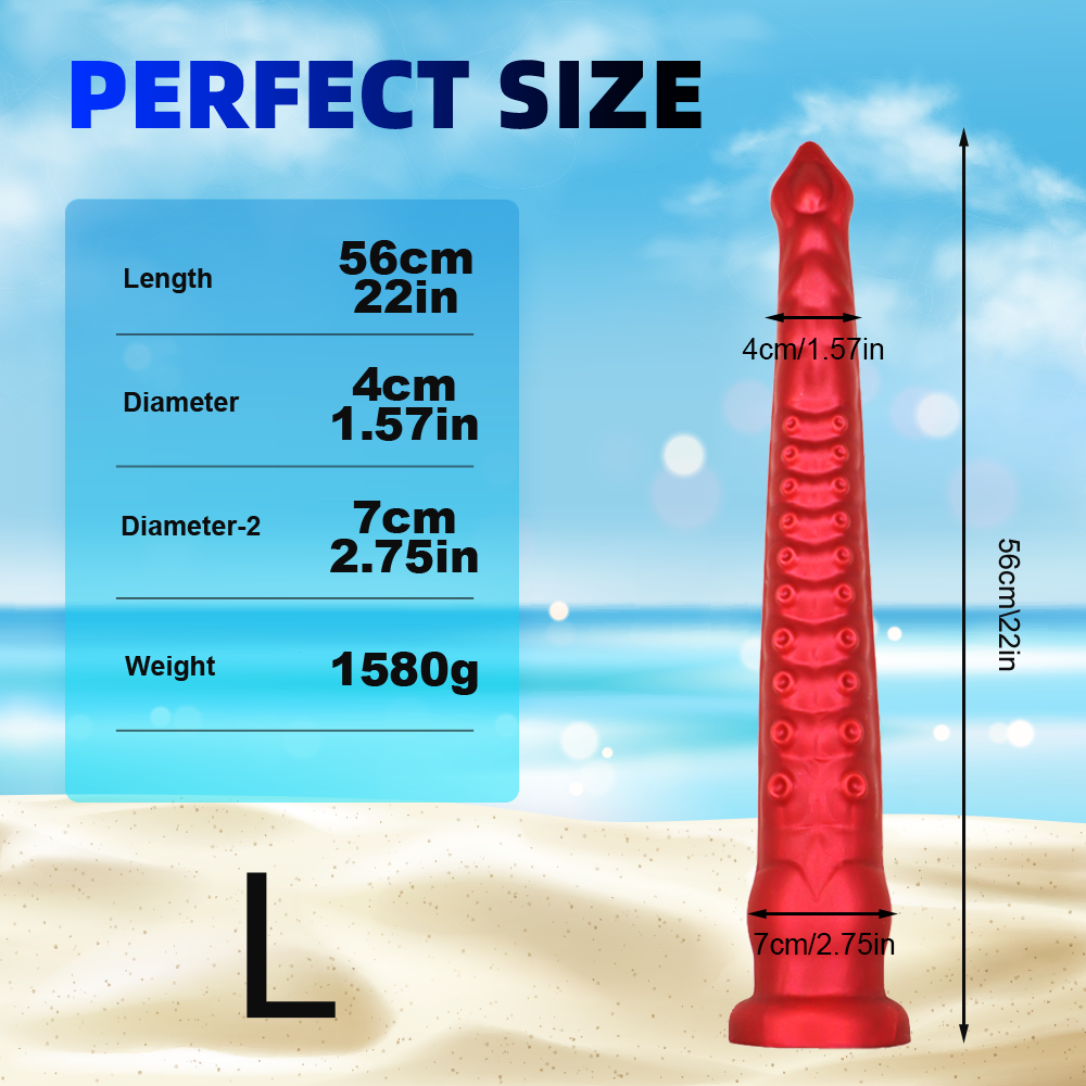 Silicone Super Extra-Large Octopus Dildo
