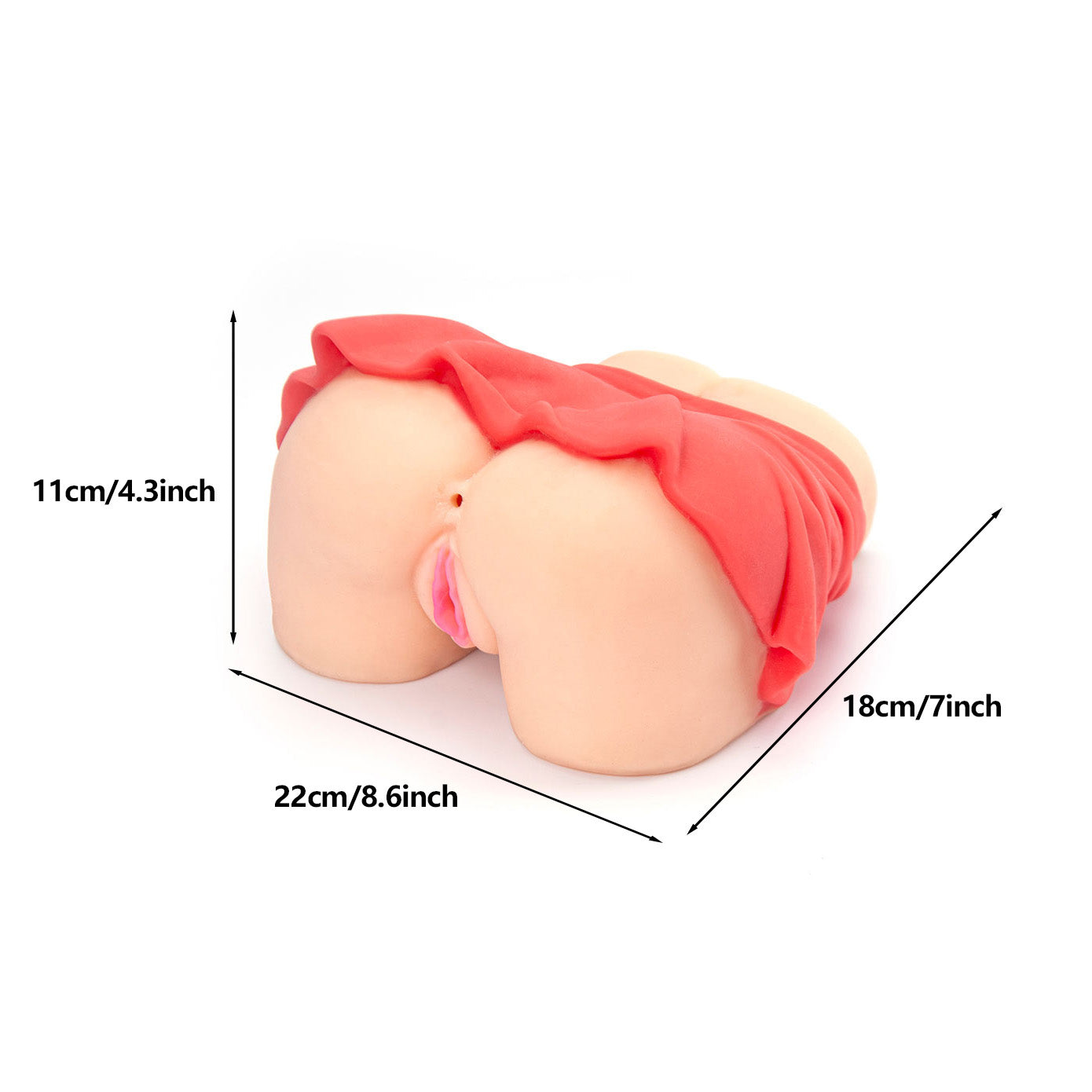 Mini Skirt Masturbator 1.9 KG-Red