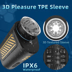 Thrusting Rotating Portable Masturbation Cup