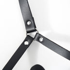Strap On Silicone Double Dildo With Penis Gag