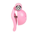 Button Lock Chastity Cage With Metal Penis Plug