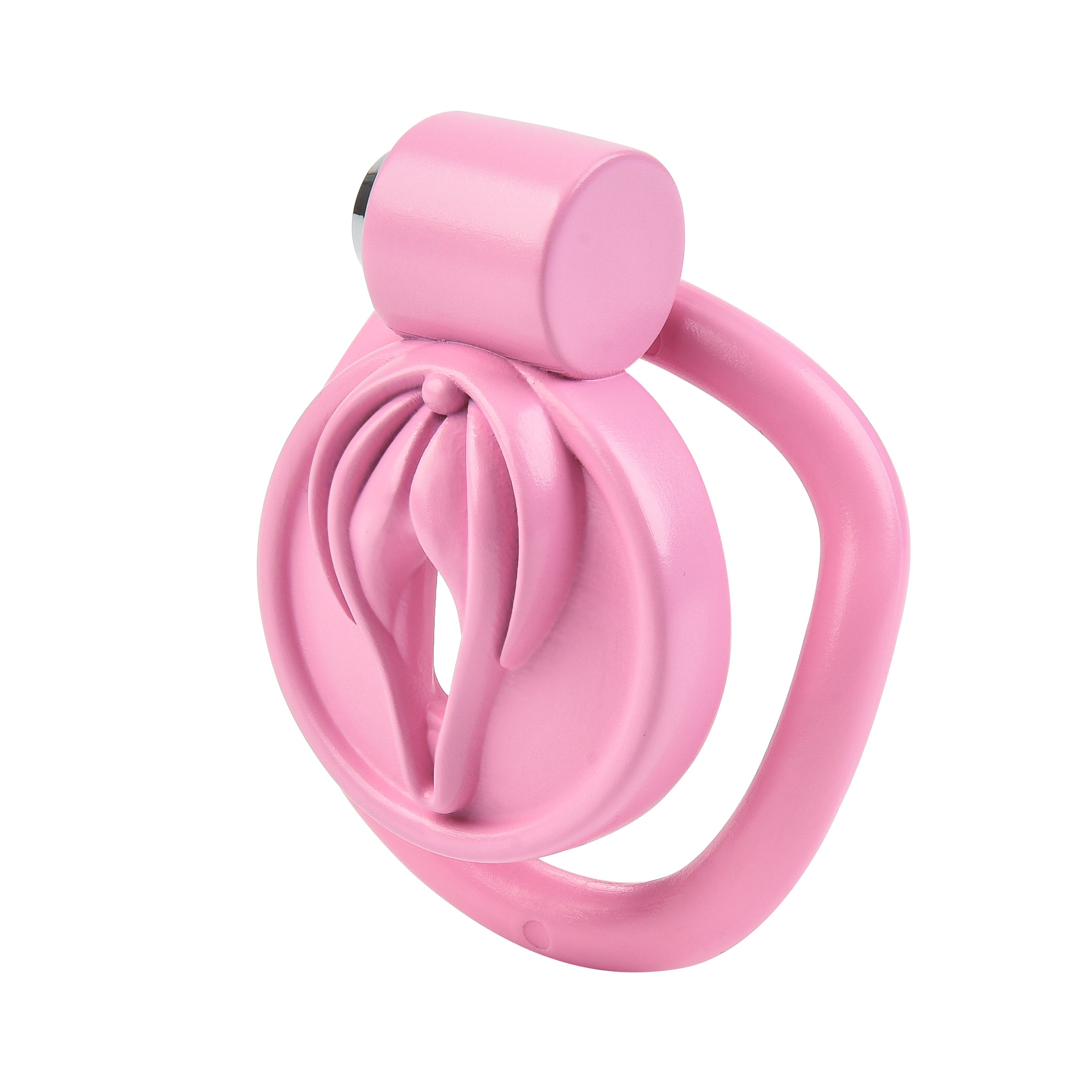 Button Lock Pussy Sissy Chastity Cage