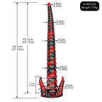 Red Devils Silicone 17.5"Horse Dick