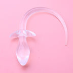 Dog Tail Silicone Butt Plug -Double Color