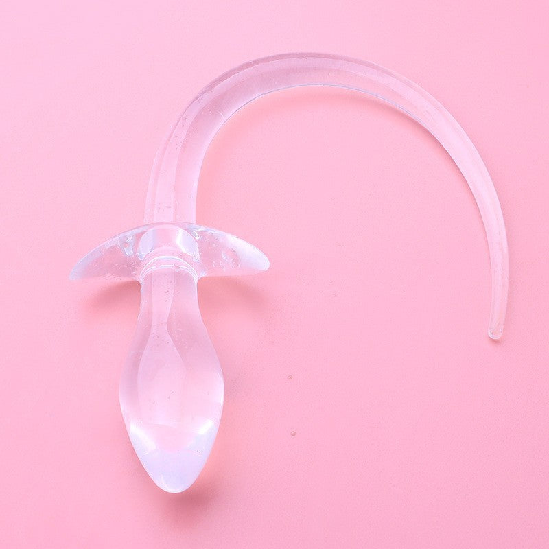 Dog Tail Silicone Butt Plug -Double Color