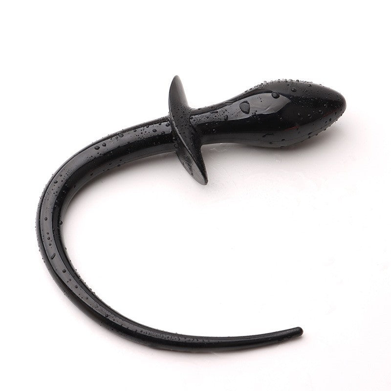 Dog Tail Silicone Butt Plug -Double Color