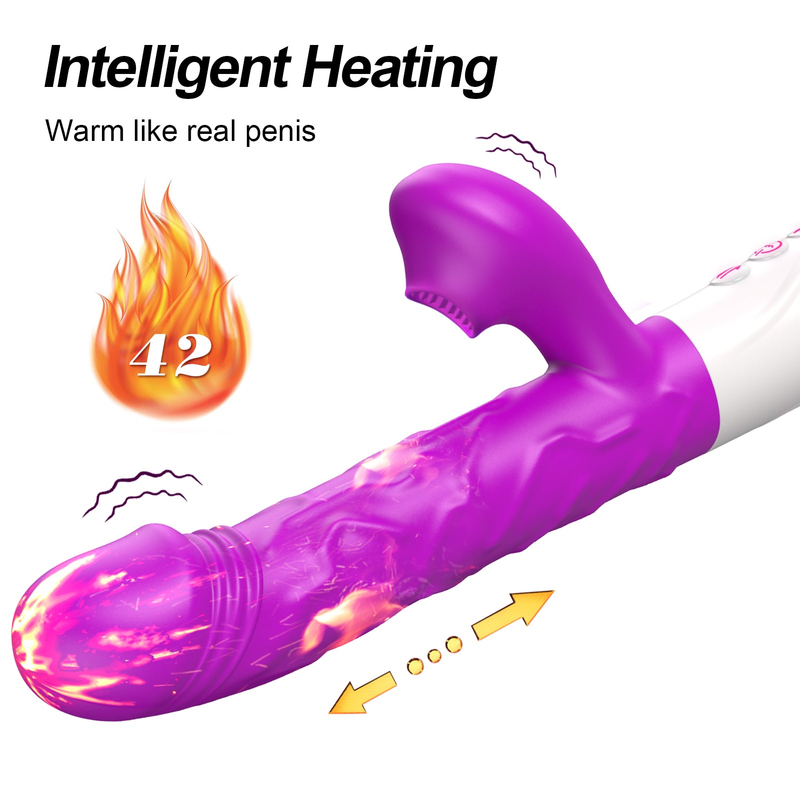 Thrusting Sucking Rabbit Vibrator