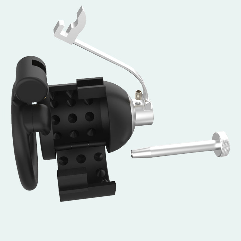 Wolf Tooth Chastity Cage With Penis Plug
