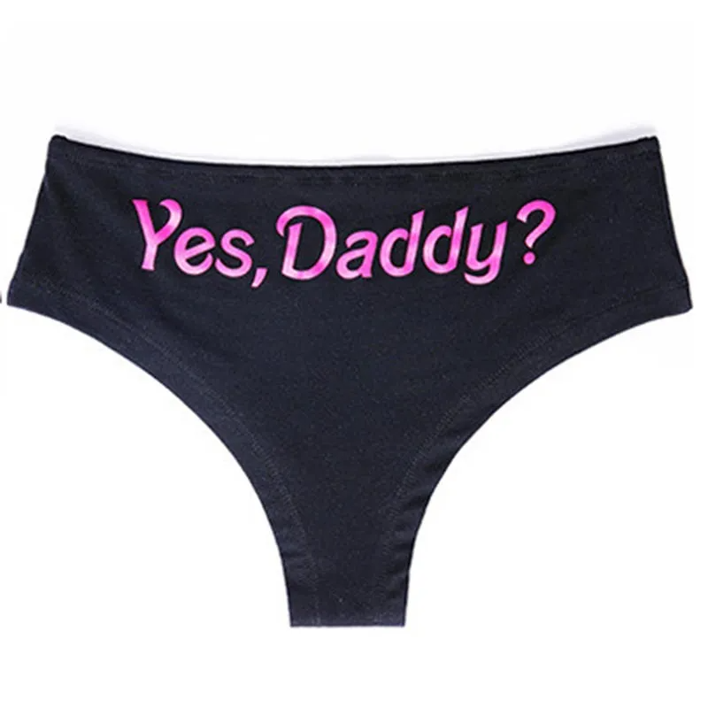 Wholesale S-L Women Sexy Letter Printed Briefs
