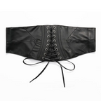 Leather Body Shaper Outerwear Girdle