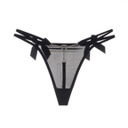 Women'S Sexy Rhinestone Chain Ice Silk Thong