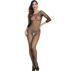 Women Fashion Sexy Jacquard Open Crotch Mesh Pantyhose