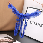 Women Sexy Lace Solid Color Thong