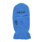 Unisex Fashion Letter Embroidered Three Hole Hat Knit Pullover Hat