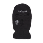 Unisex Fashion Letter Embroidered Three Hole Hat Knit Pullover Hat