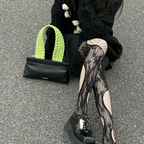 Women Fashion Sexy Rose Cross Stripe Hollow Pantyhose