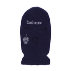 Unisex Fashion Letter Embroidered Three Hole Hat Knit Pullover Hat
