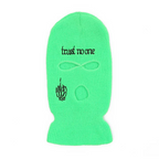 Unisex Fashion Letter Embroidered Three Hole Hat Knit Pullover Hat