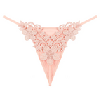 Women Sexy Floral Lace Thong