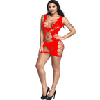 Women Fashion Sexy Jacquard Hollow Mesh Sleeveless Sling Lingerie