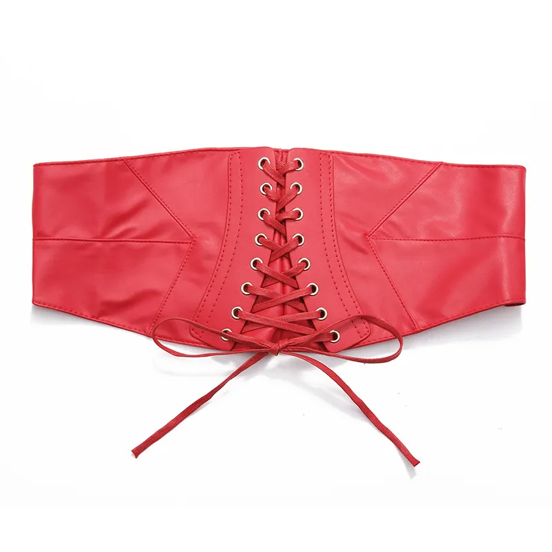 Leather Body Shaper Outerwear Girdle