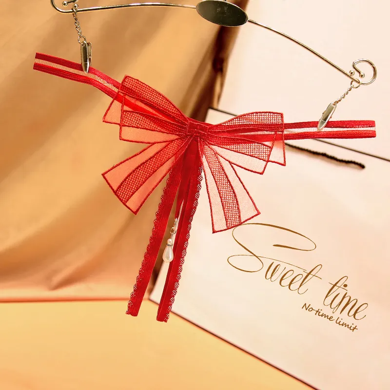Women Sexy Bow Thong