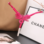 Women Fashion Sexy Hollow Embroidery Sexy Pearl Underwear