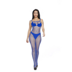 Women Fashion Sexy Hollow Perspective One Piece Stockings Long Sleeve Suspender Lingerie