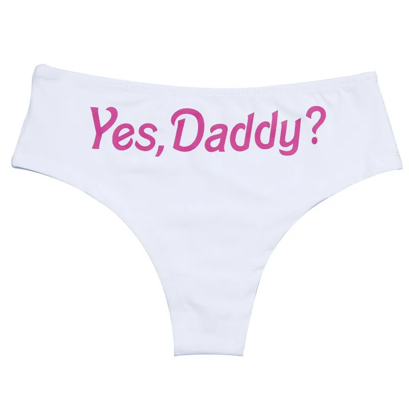 Wholesale S-L Women Sexy Letter Printed Briefs