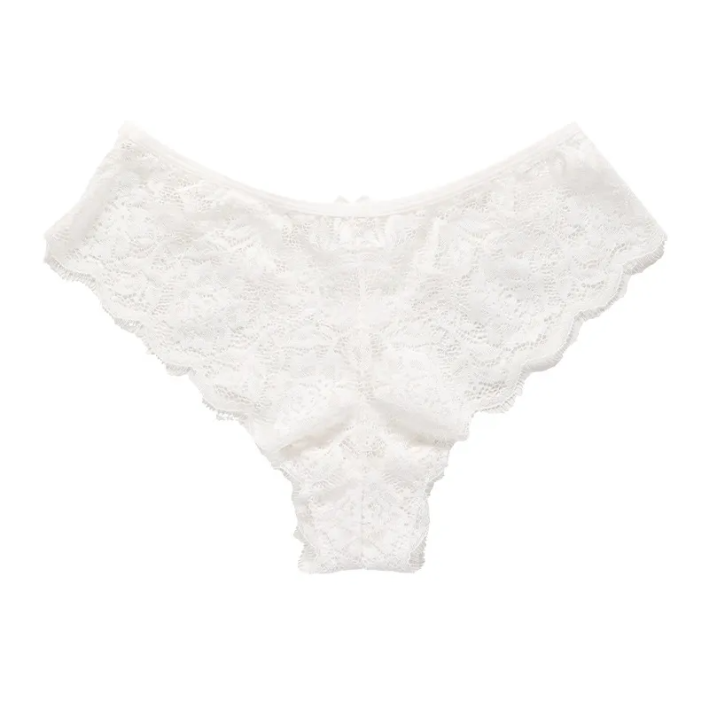 Women Solid Color Lace G-String