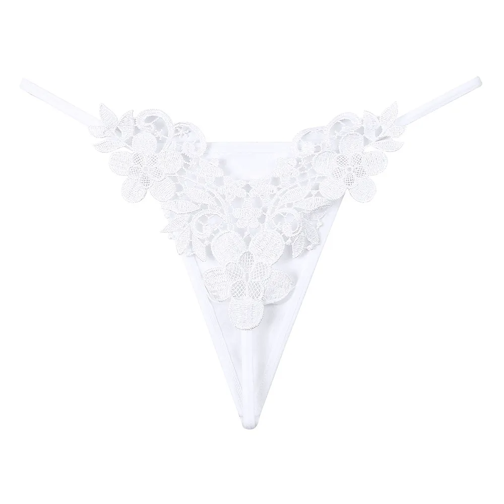 Women Sexy Floral Lace Thong