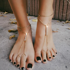 Imitation Diamond Chain Alloy Anklet
