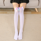 Women Sexy Bow Decorative Mesh Stockings