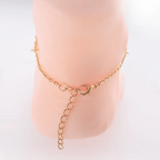 Imitation Diamond Chain Alloy Anklet