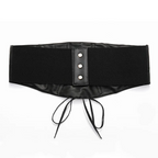 Leather Body Shaper Outerwear Girdle