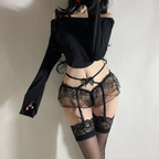 Women Sexy Solid Color Lace Bow Thong