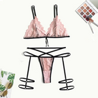 Women'S Sexy See-Through Lace Lingerie Set