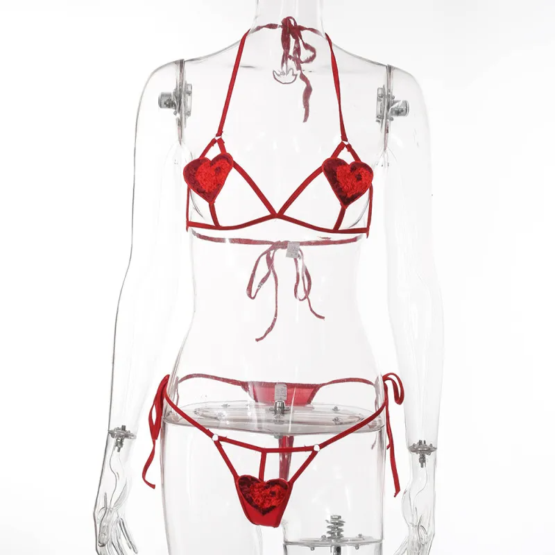 Women'S Sexy Mesh Hollow Underwear Set